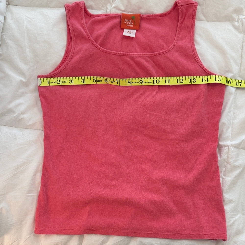 Hearts of Palm Pink Tank Top